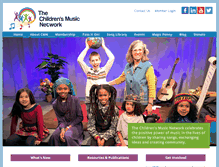 Tablet Screenshot of childrensmusic.org